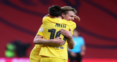 عهد كومان يبدأ.. برشلونة يتوج بالكأس بتحطيم بلباو في 12 دقيقة